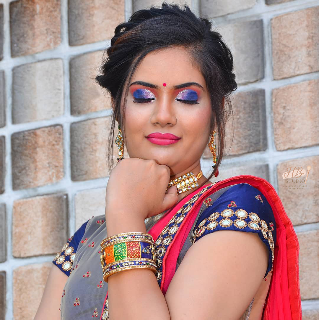 sider makeup artist Ahmedabad bridesmaid look